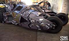2013 gumball 3000: tumbler batmobile gets wrapped [video]