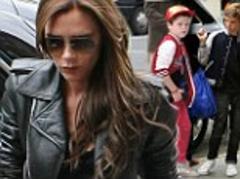 Victoria Beckham leads the way as the Beckhams head to Paris to see David play his last EVER football match