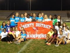 slhs girls track wins liberty district